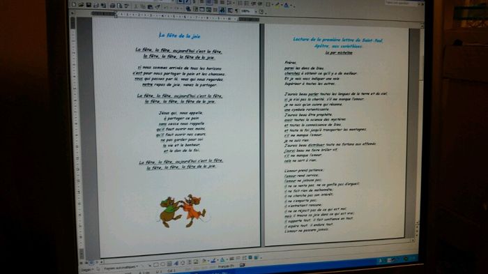 Avis sur mon livret de messe - 2