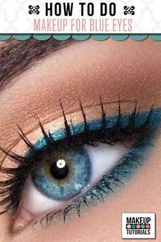 maquillage yeux bleus