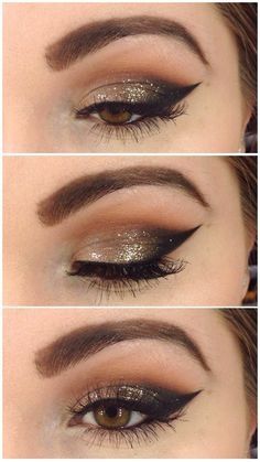 maquillage yeux marrons