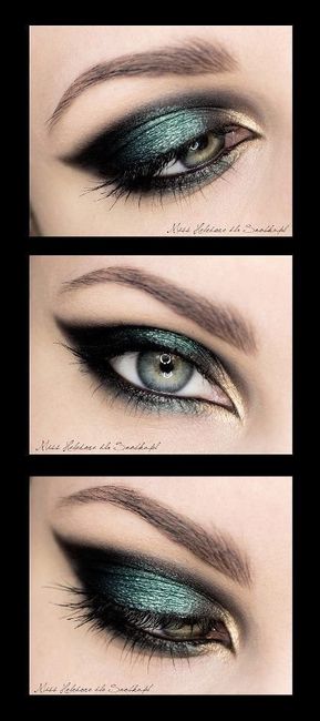 maquillage yeux verts