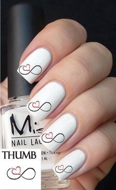 nailart saint valentin
