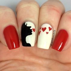 nailart saint valentin