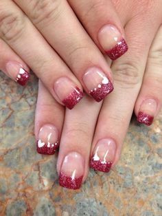nailart saint valentin