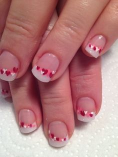 nailart saint valentin