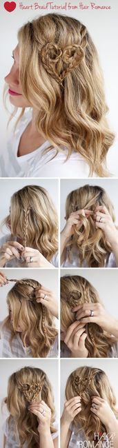 coiffure coeur