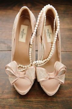 chaussures roses mariage