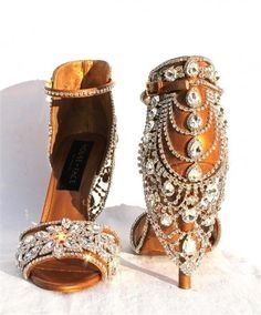 chaussure orange