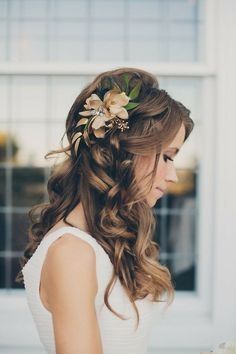 coiffure fleur