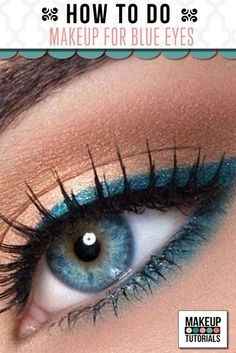 maquillage yeux bleus