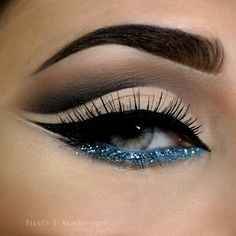 maquillage yeux bleus