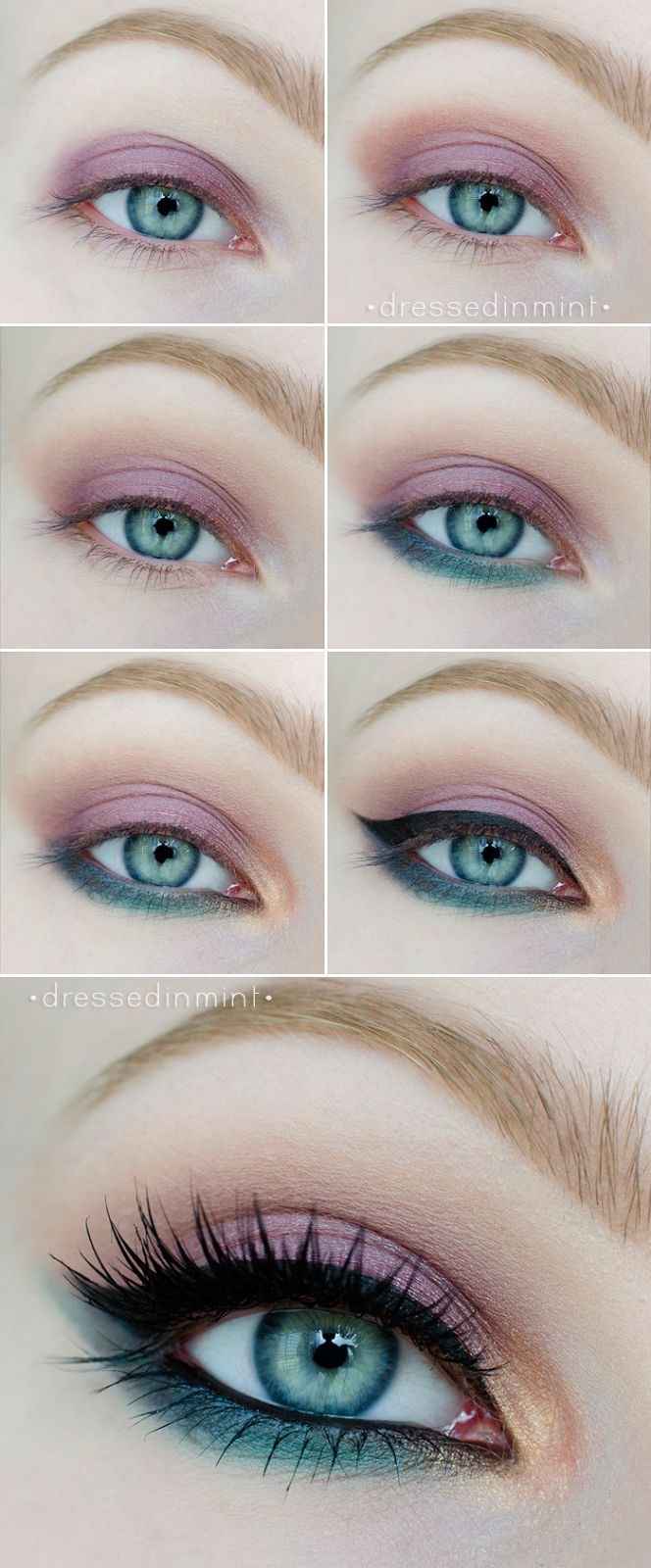 maquillage yeux verts
