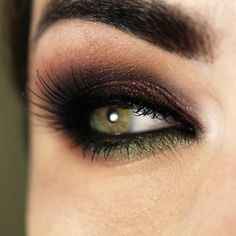 maquillage yeux verts
