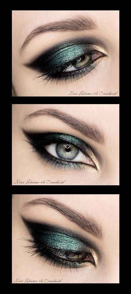 maquillage yeux verts