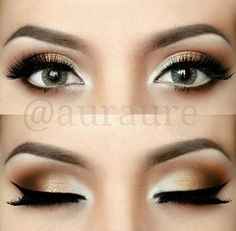 maquillage yeux verts
