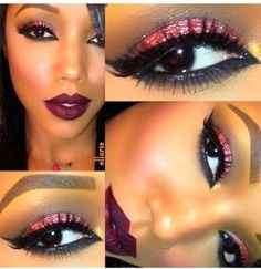 maquillage yeux noir