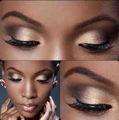 maquillage yeux noir