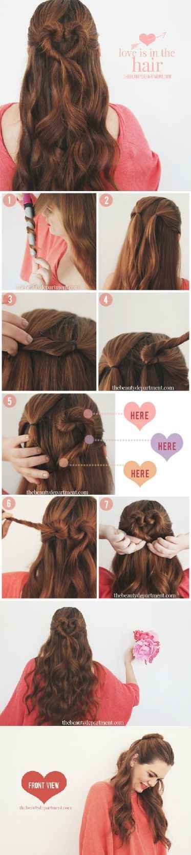 coiffure coeur