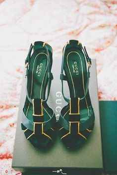 chaussures vertes