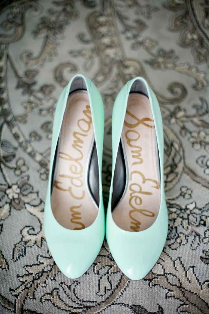 chaussures vertes