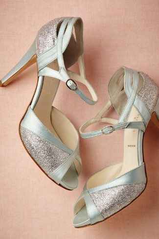 chaussure argenté
