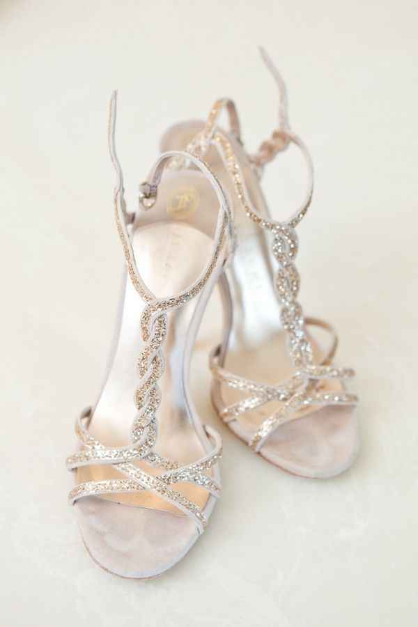 chaussure argenté