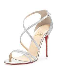 chaussure argenté