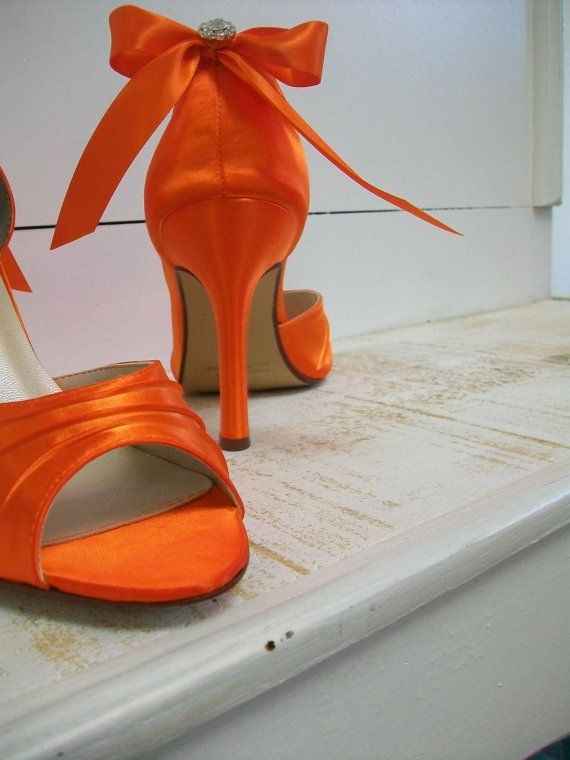 chaussure orange