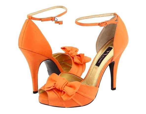 chaussure orange
