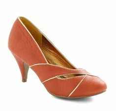chaussure orange