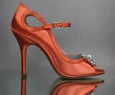 chaussure orange