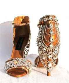 chaussure orange