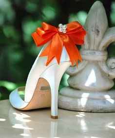 chaussure orange