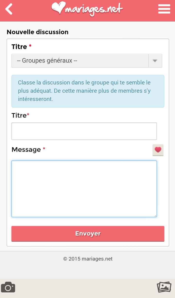 publier photo appli