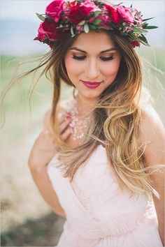 coiffure fleur