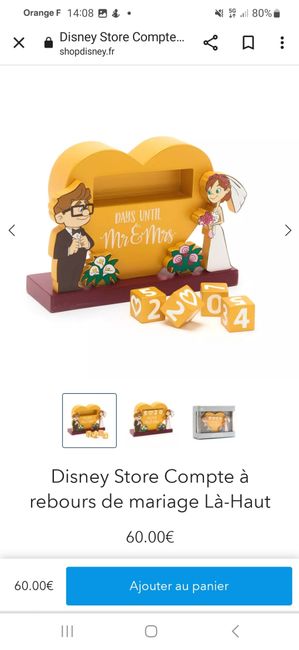 Disney mariage , idée cake topper ! 1