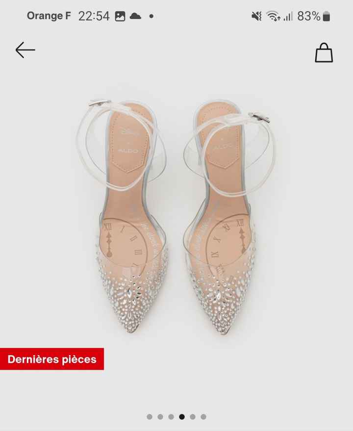 Chaussure transparente " plastique " - 2