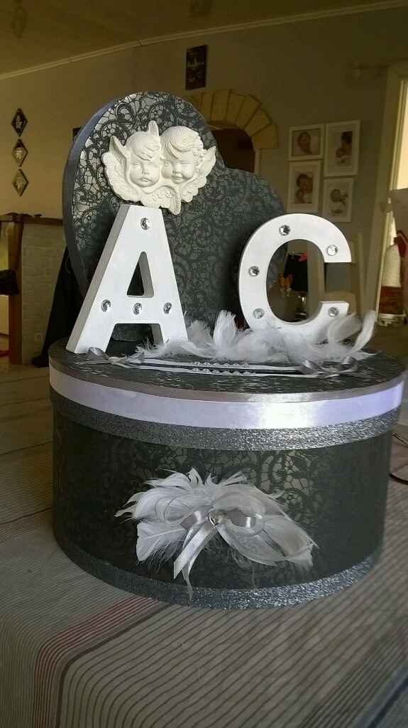 Deco anges gris et blanc - 1