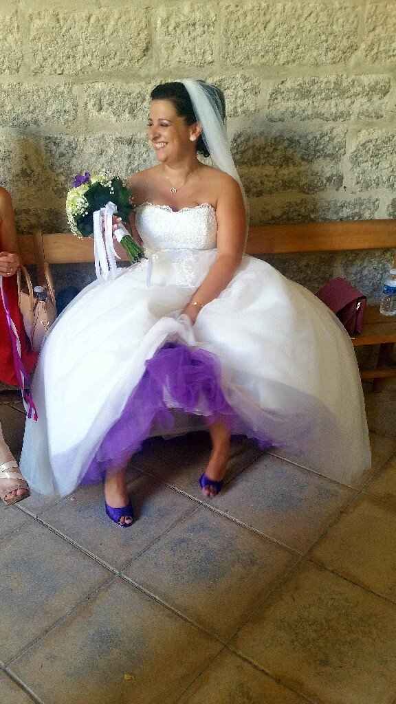 Recherche escarpin ouvert violet - 1