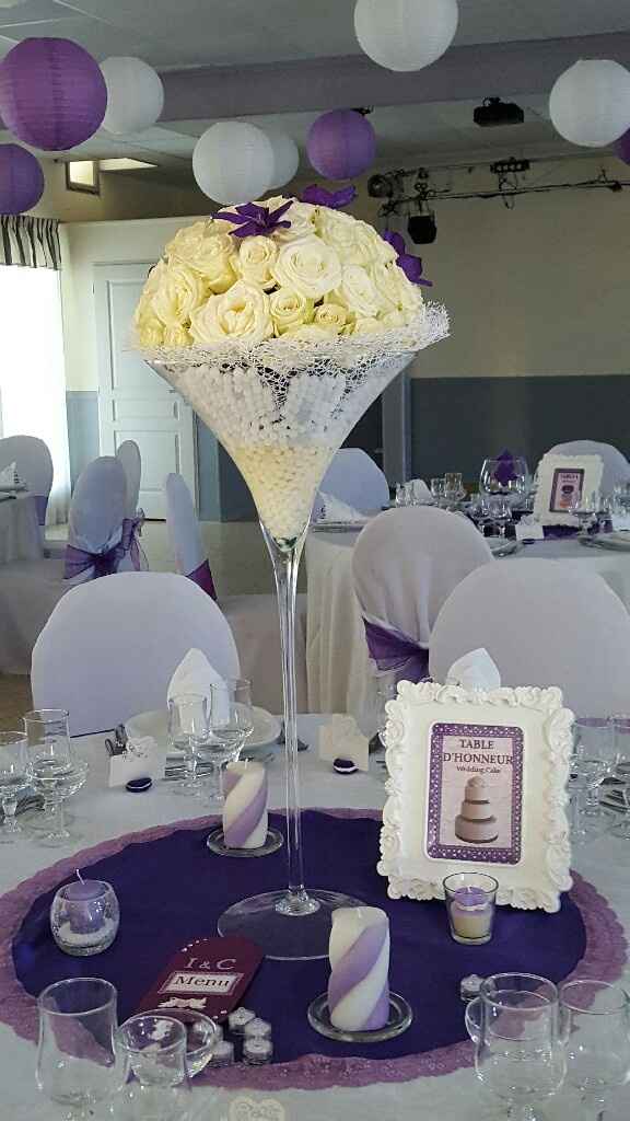 Thème gourmandise : couleurs violet et blanc - 4