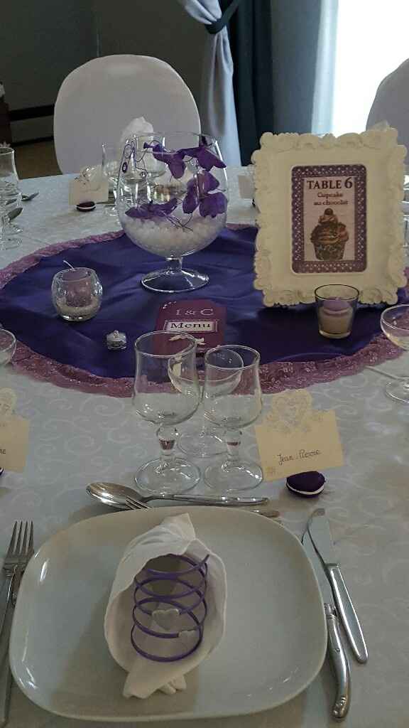 Thème gourmandise : couleurs violet et blanc - 5