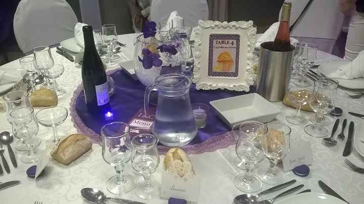 Thème gourmandise : couleurs violet et blanc - 7