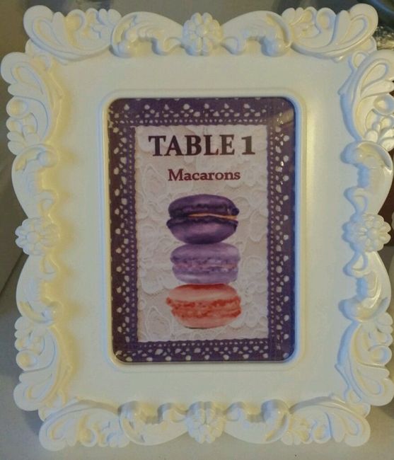 Cadre nom de table - 1