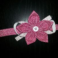 Tout pour les invités boutonnières et bracelets fleurs en tissus fleurs en - 3