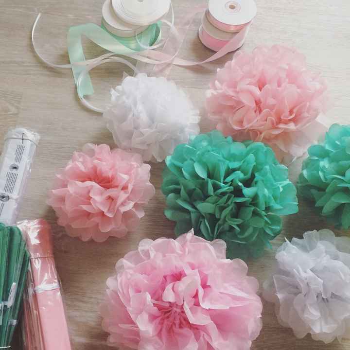 Pompoms mariage - 1