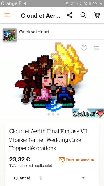 Cake Toppers Geek 3