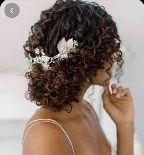 Coiffure mariage curly /frisé/ Afro 63 1