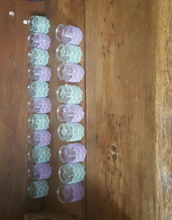 Diy ... les photophores en dentelle - 1