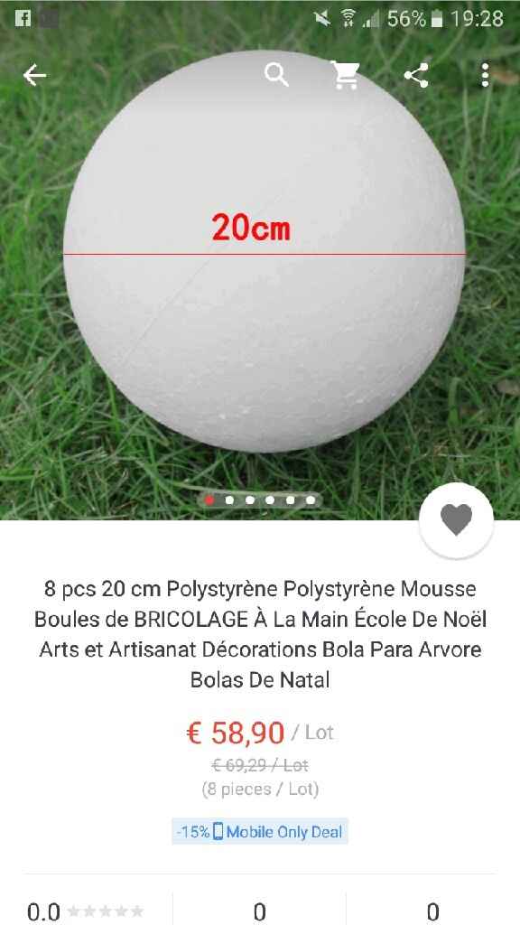 Boule de polystyrène - 1