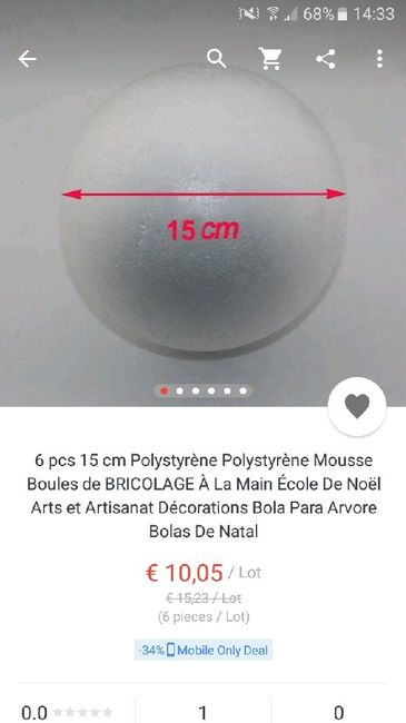 Besoin de votre aide pour boule de rose artificielles - 1
