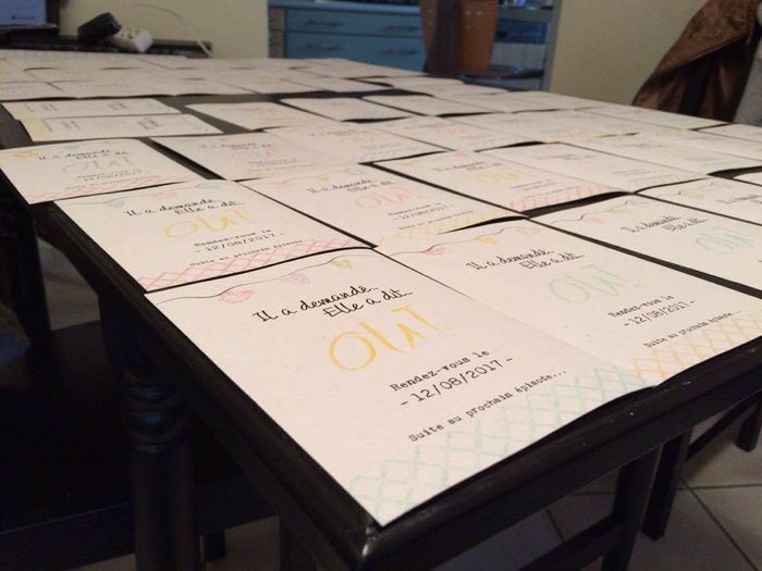 Save the date / annonce de notre mariage - 2